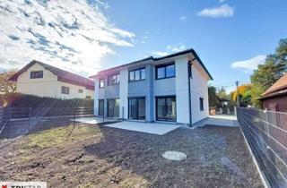 Doppelhaushälfte kaufen in 2 Minuten Mit Dem Rad Zur U-Bahn U 1, 1210 Wien, Modernes Doppelhaus in Wien: 124m² Erstbezug mit Garten, Terrasse und Stellplatz!