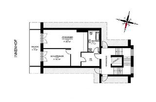 Wohnung mieten in Zeillergasse 10, 8020 Graz, Ruhiger 2 ZIMMER-NEUBAU + großer Balkon 11m² + möblierte Einbauküche + großes Bad mit Wanne und WC + Lift + unweit vom Lendplatz!