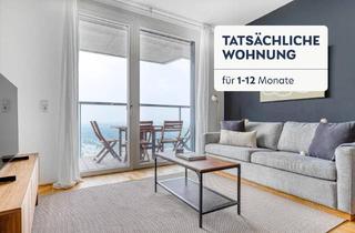 Wohnung mieten in Wehlistraße 291, 1020 Wien, Marinatower: U2 Donaumarina, 2Zi mit Balkon mit Ausblick auf Donau, Gym, Sauna, Shops im Tower(VIE140)