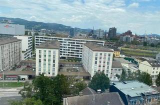 Wohnung kaufen in Kremplstraße, 4020 Linz, Helle 1,5-Zimmer Wohnung mit Loggia im 10. Stock