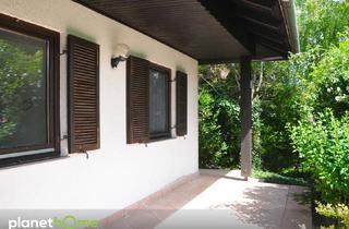 Haus kaufen in 7053 Hornstein, Südseitige Terrasse mit grünem Sichtschutz