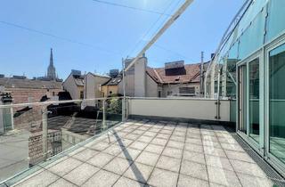 Maisonette mieten in Tuchlauben, 1010 Wien, Exklusive Innenstadt-Maisonette mit Glasfront, Freiflächen & Stephansdom-Blick