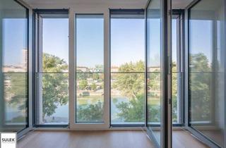 Wohnung mieten in Donaukanal, 1020 Wien, helle moderne 3 Zimmerwohnung mit traumhaften Blick über den Donaukanal