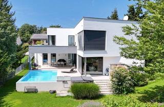 Villen zu kaufen in Hochstraß, 3033 Altlengbach, Luxus im Grünen: Architektenvilla mit mediterranem Flair und Alpenpanorama