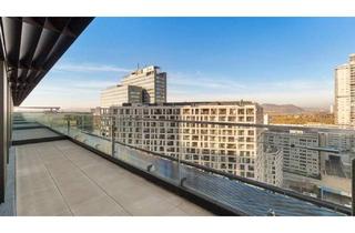 Wohnung mieten in Donau, 1220 Wien, DC-Flats - Terrassenwohnung im obersten Tower Stock - mit Blick über Wien - 3 Zimmer