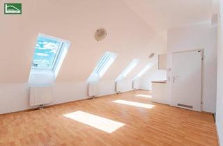 Wohnung kaufen in Sechshauser Straße 34, 1150 Wien, Freundliche DG-Wohnung in Sechshaus - 5 Gehminuten zu U4 und U6! Schlafzimmer in Hofruhelage!