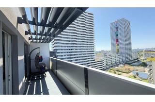Wohnung mieten in Aderklaaer Straße, 1210 Wien, Möblierte 3 ZIMMER im 10. Stock mit herrlichem Ausblick auf die City-Line: 2 Minuten zur U-Bahn: