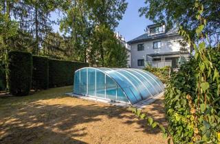 Villen zu kaufen in 1130 Wien, Perfect Safe Place! - Elegante High-End-Villa mit herrlichem Garten, Pool und viel Platz ...auch für einige Autos...