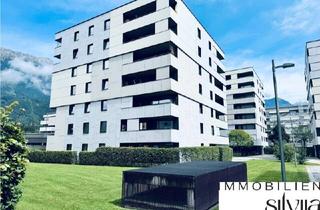 Wohnung kaufen in General-Eccher-Straße, 6020 Innsbruck, Innsbruck: Stylische 3-Zimmer-Wohnung mit 14 m² Balkon, Alpenblick & großzügiger Park- und Gartenanlage