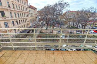 Wohnung kaufen in Urban-Loritz-Platz, 1070 Wien, WESTSEITIGE LOGGIA - Sanierungsbedürftiger Altbau im 3.Stock
