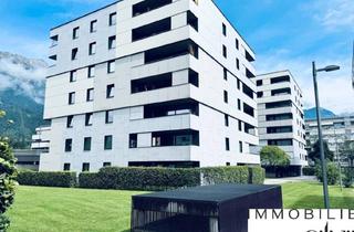 Wohnung kaufen in General-Eccher-Straße, 6020 Innsbruck, Innsbruck: Stylische 3-Zimmer-Wohnung mit 14 m² Balkon, Alpenblick & großzügiger Park- und Gartenanlage