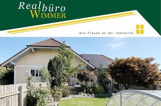 Haus kaufen in Maximilian, 4710 Grieskirchen, Perfekter Familiensitz! - Bungalow in Ruhelage mit großem Garten, Pool & Schwimmteich