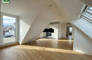 Maisonette mieten in Engerthstraße 102, 1200 Wien, Klimatisierte Maisonette mit Weitblick-Dachterrasse in top Lage nahe U6, Millennium City und Donau!
