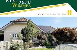 Haus kaufen in Maximilian, 4710 Grieskirchen, Perfekter Familiensitz! - Bungalow in Ruhelage mit großem Garten, Pool & Schwimmteich
