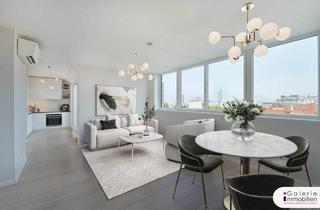 Wohnung mieten in Burghardtgasse, 1200 Wien, VIDEO: 360°-Ausblick auf Wien: Hochwertige 2-Zimmer-Wohnung mit Klima plus 2 private Dachterrassen!