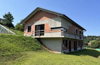 Einfamilienhaus kaufen in Kalvarienbergstraße, 8081 Heiligenkreuz am Waasen, Modernes Einfamilienhaus in absoluter Grünruhelage in steirischer Baumeisterqualität - Rohbau in Heiligenkreuz am Waasen