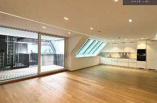 Wohnung kaufen in Am Stadtpark, 1010 Wien, RESIDIEREN AM STADTPARK | ELEGANTE DACHGESCHOSSWOHNUNG | RUHIGE HOFSEITIGE 12 m2 TERRASSE | 4 ZIMMER | 2 BÄDER