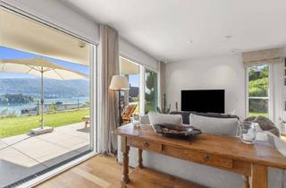 Wohnung kaufen in 9210 Pörtschach am Wörther See, Neuwertige Gartenwohnung mit faszinierendem Seeblick