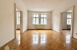 Wohnung kaufen in Einsiedlerpark, 1050 Wien, Helle Wohnung mit Balkon auf ganzer Etage zzgl. Rohdachboden, Nähe Einsiedlerpark