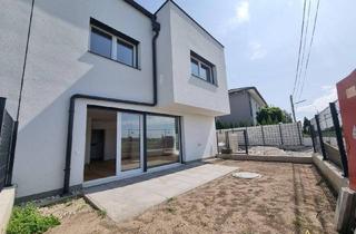 Haus kaufen in Wiethestraße, 1220 Wien, SÜDSEITE! 128m² WNFL! 3 Bäder. 3 Toiletten. 5 Zimmer. EXQUISITES, SCHLÜSSELFERTIGES 5-ZIMMER-ZIEGELHAUS. Elektrische Rollläden, Klimavorbereitung, edler Parkett und Sanitärkeramik!