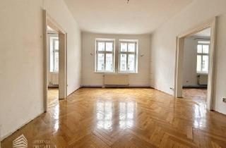 Wohnung kaufen in Einsiedlerpark, 1050 Wien, Helle Wohnung mit Balkon auf ganzer Etage zzgl. Rohdachboden, Nähe Einsiedlerpark