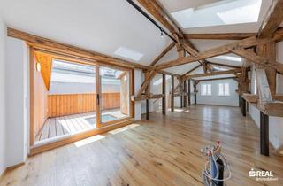 Maisonette kaufen in 6060 Hall in Tirol, Exklusive Dachgeschoss-Wohnung im Altstadtkern von Hall in Tirol / Top 5