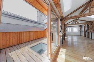 Maisonette kaufen in 6060 Hall in Tirol, Exklusive Dachgeschoss-Wohnung im Altstadtkern von Hall in Tirol / Top 5