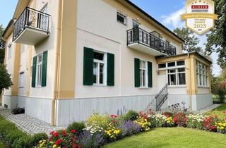 Haus kaufen in Casiin Baden, Strandbad Baden, 2500 Baden, Historisches Herrenhaus im Villenviertel von Baden: ca.450m² WF mit Grundfläche von 1873qm und 17 Zimmern zum Sanieren! (V2 & Schut