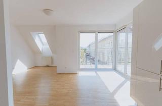 Wohnung kaufen in 1110 Wien, Traumhafte 3- Zimmer Dachgeschoßwohnung über zwei Etagen mit Terrasse