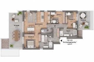 Penthouse kaufen in Langenzersdorfer Straße 66, 1210 Wien, 1210, Langenzersdorfer Straße, In Strebersdorf am Fuße des Bisambergs, 4-Zimmer-Eigentumswohnung