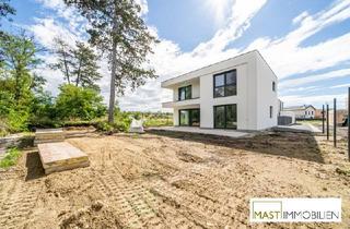 Einfamilienhaus kaufen in 2231 Strasshof an der Nordbahn, ERSTBEZUG - Modernes Einfamilienhaus mit 148 m² Wohnfläche, Balkon, Terrasse & 2 PKW-Stellplätzen in Strasshof – belagsfertig!