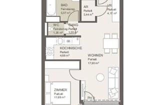 Wohnung mieten in Kobelgasse 9/Top 25, 1110 Wien, sonnige 2-Zimmer-Wohnung mit Loggia - ERSTBEZUG