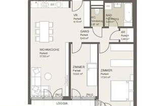 Wohnung mieten in Kobelgasse 9/Top 24, 1110 Wien, sonnige 3-Zimmer-Wohnung mit Loggia - ERSTBEZUG
