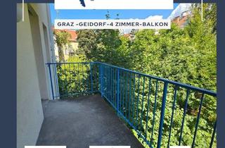Wohnung mieten in Zwerggasse, 8010 Graz, Graz - Geidorf - Univiertel - großzügige 4 Zimmerwohnung - WG geeignet - provisionsfrei - Balkon