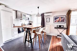 Wohnung kaufen in Naschmarkt, 1060 Wien, Helle 3-Zimmer-Wohnung mit gr. Terrasse nahe Naschmarkt | Klima | 3 Gehminuten U4 Pilgramgasse