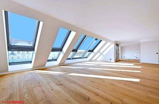 Penthouse kaufen in 1040 Wien, DAS PENTHOUSE MIT WEITBLICK - OFFENE RAUMSTRUKTUR - 2 DIREKTE TERRASSEN + 1 FANTASTISCHE XL ROOFTOP AREA - WIENBLICK - HIGH END IN VOLLENDUNG