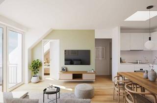 Wohnung kaufen in Königstetter Straße 66 - 68/12, 3430 Tulln an der Donau, Eigentumswohnungen Projekt "Veritas" Dachgeschosswohnung Top 1/12, 4 Zimmer