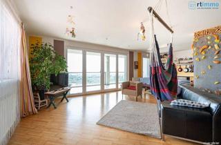 Penthouse kaufen in 1100 Wien, Himmelblau überall, 104m² mit über 23m² Freifläche auf 3,5 Zimmern. Atemberaubender Ausblick soweit das Auge reicht!