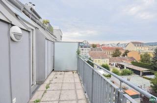 Wohnung mieten in 1190 Wien, 3-Zimmer-Wohnung im Dachgeschoß mit Loggia, Terrasse & Klima