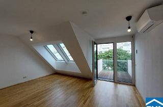 Wohnung mieten in Donaufelder Straße, 1220 Wien, Traumhafte 2-Zimmer-Dachgeschosswohnung in direkter U-Bahn-Nähe