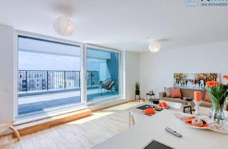 Penthouse kaufen in Generali Arena, 1100 Wien, 3-Zimmer Penthouse mit Traumterrasse, Fernblick und Klimaanlage