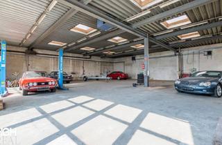 Lager kaufen in 2325 Himberg, 2325 Himberg Großes Grundstück mit heller beheizter HALLE, Außenfläche und bestandsfreiem Mehrparteienhaus mitten in Himberg