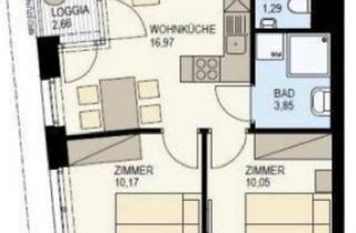 Wohnung mieten in Kreuzgasse 54, 1180 Wien, TOLL GESCHNITTENE UND HELLE 3-ZIMMERWOHNUNG MIT LOGGIA
