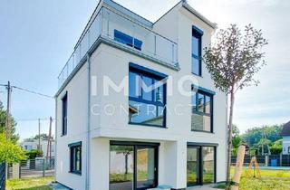 Haus kaufen in Am Bruckhaufen, 1210 Wien, Modernes Wohnjuwel am Bruckhaufen - 3-geschoßiges Haus mit großem Garten & Keller - provisionsfrei