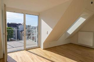 Wohnung mieten in Reumannplatz, 1100 Wien, DG Wohnung gleich beim Reumannplatz – 2-Zimmerwohnung mit großer Küche mit Essplatz und ruhiger Hofterrasse!