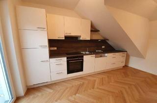 Wohnung mieten in 2500 Baden, 78m² 3-Zimmer Neubau-Dachgeschoß-Wohnung mit Balkon, Wärmepumpe-Fußbodenheizung, Einbauküche