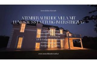 Villen zu kaufen in 2522 Oberwaltersdorf, Atemberaubende Neubauvilla im Erstbezug mit Seezugang OPEN HOUSE am 27.09 !