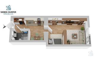 Wohnung mieten in Berschenygasse, 8055 Graz, Charmante 30 m² 1-Zimmer-Wohnung im EG mit separater Küche
