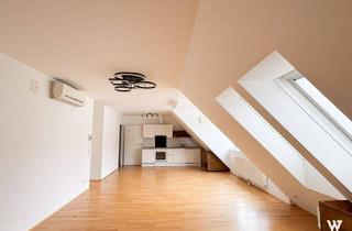 Wohnung kaufen in Absberggasse, 1100 Wien, Moderne 2-Zimmer-DG-Wohnung (3 Zimmer möglich) mit Terrasse – Urbaner Wohnkomfort mit Klimaanlage I Nähe Absberggasse