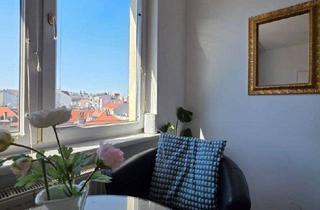 Wohnung kaufen in 1050 Wien, Helle Citywohnung mit Ausblick – Möbliertes 1-Zimmer-Apartment nahe Naschmarkt